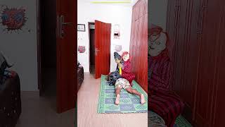 Funny video try not to laugh Chucky prank Halloween ant on face stop motion bhoot wala #shorts