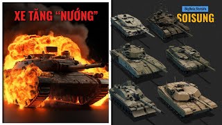 #2 Soisung | Xe tăng T-14 Armata, K2 Black Panther, T-90,  M1 Abrams, Leopard 2A6, Challenger 2