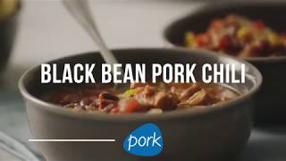 Black Bean Pork Chili