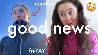 THE BEST NEWS SO FAR? | Week in my Adult Life