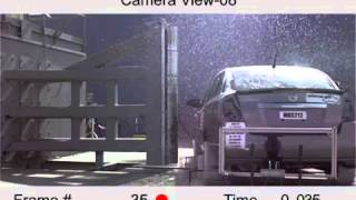 Vehicule  Crash Test 2011 - 20__ Nissan Sentra Side Pole Test) NHTSA-Extreme