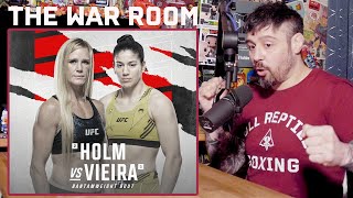 The Stats for Holly Holm vs Ketlen Vieira | The War Room with Dan Hardy | Full Reptile Clips