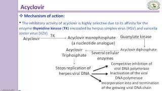 Antiviral agents  The nucleoside analogues