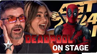 Deadpool meet Simon and sing front of all judges