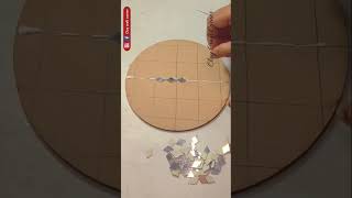 mirror mosaic art part1#shorts #claycraftcorner #youtubeshorts #mirrormosaic