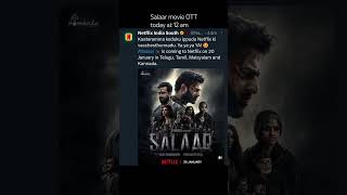 Salaar movie update #salaar #shorts #short #viral #trending #movie