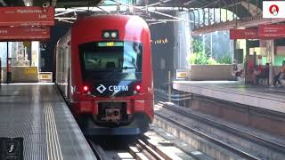 CPTM SÉRIE CAF 8500 TRENS H616 & H536 EM JOSE BONIFÁCIO L11