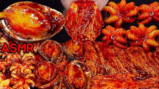 ASMR *RECIPE मसालेदार समुद्री भोजन ऑक्टोपस GURITA SEAFOOD PEDAS SPICY SEAFOOD OCTOPUS ABALONE 주꾸미 전복