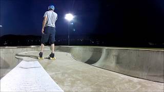 Vertical Rollerskating @ Athens skatepark