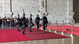 Taipei Chiang Kai-Shek Memorial Changing of the Guard. September 2, 2018