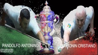 PANDOLFO ANTONINO VS CRISTIANO ZAMBONIN Finale Campionato Italiano 2018 BILLIARD TV