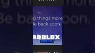 When Roblox Is Down.. #shorts #roblox #robloxisdown