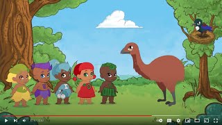 Clumsy Moa I English & Te Reo Māori I Tākaro Tribe I Kids Cartoon I Songs