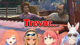 【Hololive】Trevor drives Patricia back to her home GTA V【English Sub】