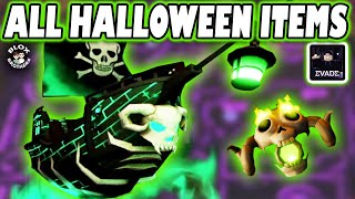 ALL 76 HALLOWEEN OVERHAUL Event Pass  SHOWCASE  / Evade / Roblox