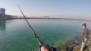 Fishing using BFS ultra-light in Dubai