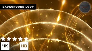 Luxury Money Energy: Background Animation Loop golden TV Screensaver for Millionaires