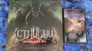 ASMR Cthulhu Board Game Relaxing Whispered Ramble with Reading, Page Flipping & Tracing | CMON Games