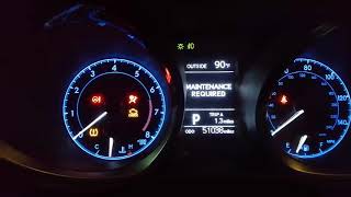 How to Clear Maintenance Required Alarm in Corolla 2015