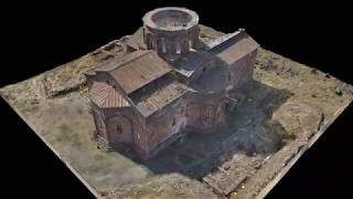 Talin, Armenia, 3D model animation