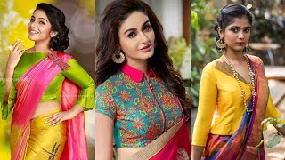 Trendy Saree Blouse Designs for Girls