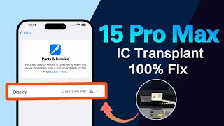 How to solve the iPhone 15 Pro max displays a non-original display after replacing the screen