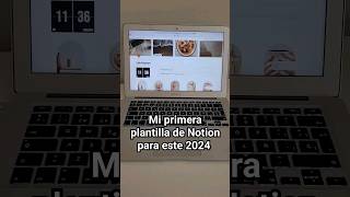 Así quedó mi primera plantilla de Notion para este 2024 😍⭐️ #notion #canva #freelance