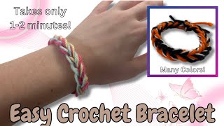 EASY CROCHET BRACELET! | Beginners and Pros | Full Video