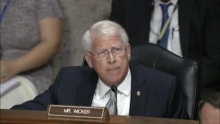 Senator Wicker Questions Senior Defense Leaders on U.S. Withdrawal from Afghanistan