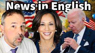 BIDEN IS OUT: 20 English Phrasal Verbs, Idioms, and Advanced Words in the News 🗞️ 🇺🇸