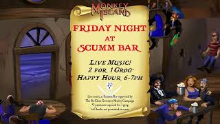 Monkey Island - Friday Night @ Scumm Bar - Pirate Tavern Music & Ambience (1hr)