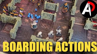 *NEW* Boarding Actions 40k BATTLE REPORT: Tyranids vs Deathwing | Arks of Omen: Abaddon