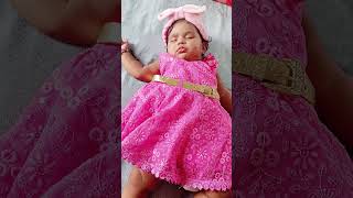 Now I'm 5 month old 😍 meri gudia 🥰 #shortvideo #cutebaby #shorts