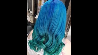 Crazy Color Mermaid Hair Dye.   Jay hair