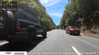 Unforgettable Road Trip: Experience the Bennydale to Wakamaru Thrill! 4K Motorcycle Adventure!