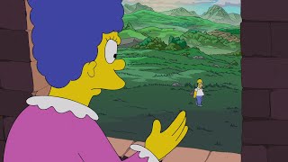 Marge menciona el meme "Resolver" y Bart dice "Estúpido y Sensual Willie"