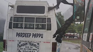 Bus Race On Kishtwar-Padder Road || Karan Vs Karan Bus Drag Race || #trendingvideo #youtubevideo