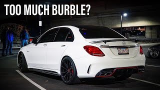 Mercedes AMG C63 w/ Downpipes and DME Tuning Tune