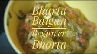 Bharta Baigan made easy || begun'er bhorta #indianfoodblogger special Bengali style #my style