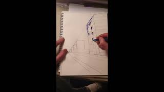 drawing tower blocks using perspective