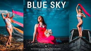 How To Edit Island Blue Sky Photo With Lightroom || Lightroom Sky Filter Preset Tutorial Mobile