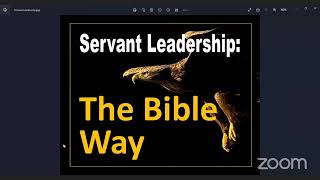 Servant Leadership. Preached By Apostle Vonda Gaspar.