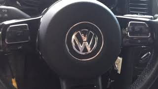 VW Beetle New Airbag Removal