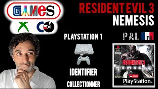 Collectionner / Trouver le jeu Resident Evil 3 Nemesis sur PlayStation.