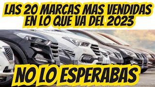 LAS 20 MARCAS MAS VENDIDAS EN ECUADOR EN LO QUE VA DE 2023