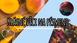 Krásné věci na písmeno: | ❤️🌺☀️🐇🍉