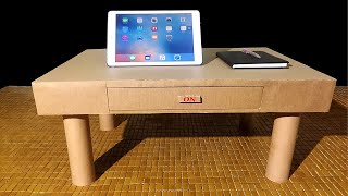 How To Make Desk Organizer Or Drawers From Cardboard