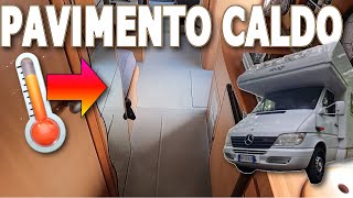 ISOLAMENTO TERMICO PAVIMENTO CAMPER #camper #rivestimentocamper #moquettecamper