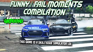 NFS Unbound Skill Issue Compilation (Funny/Fail Moments) #1 - NFS Unbound