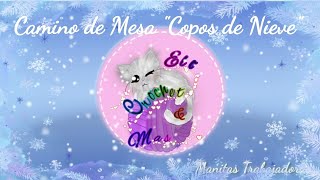 🌺 Camino de Mesa "Copos de Nieve" ❄️ a Crochet paso a paso ❄️